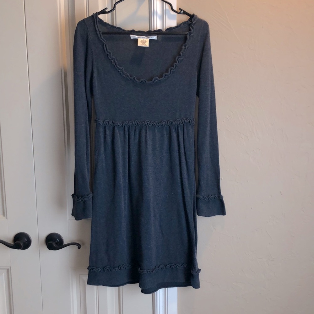Max studio ruffle dress size small